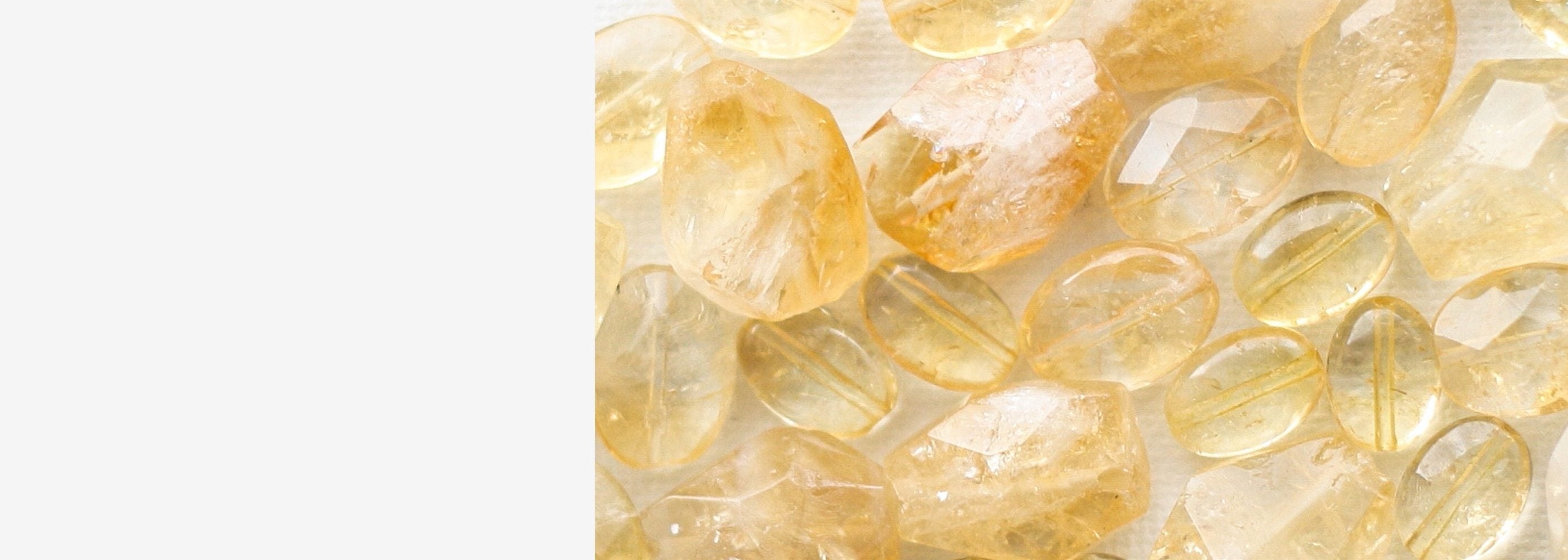 Yellow, orange stones
