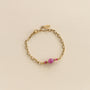 Bracelet Chaîne Aragonite Framboise - Mahny Jewelry