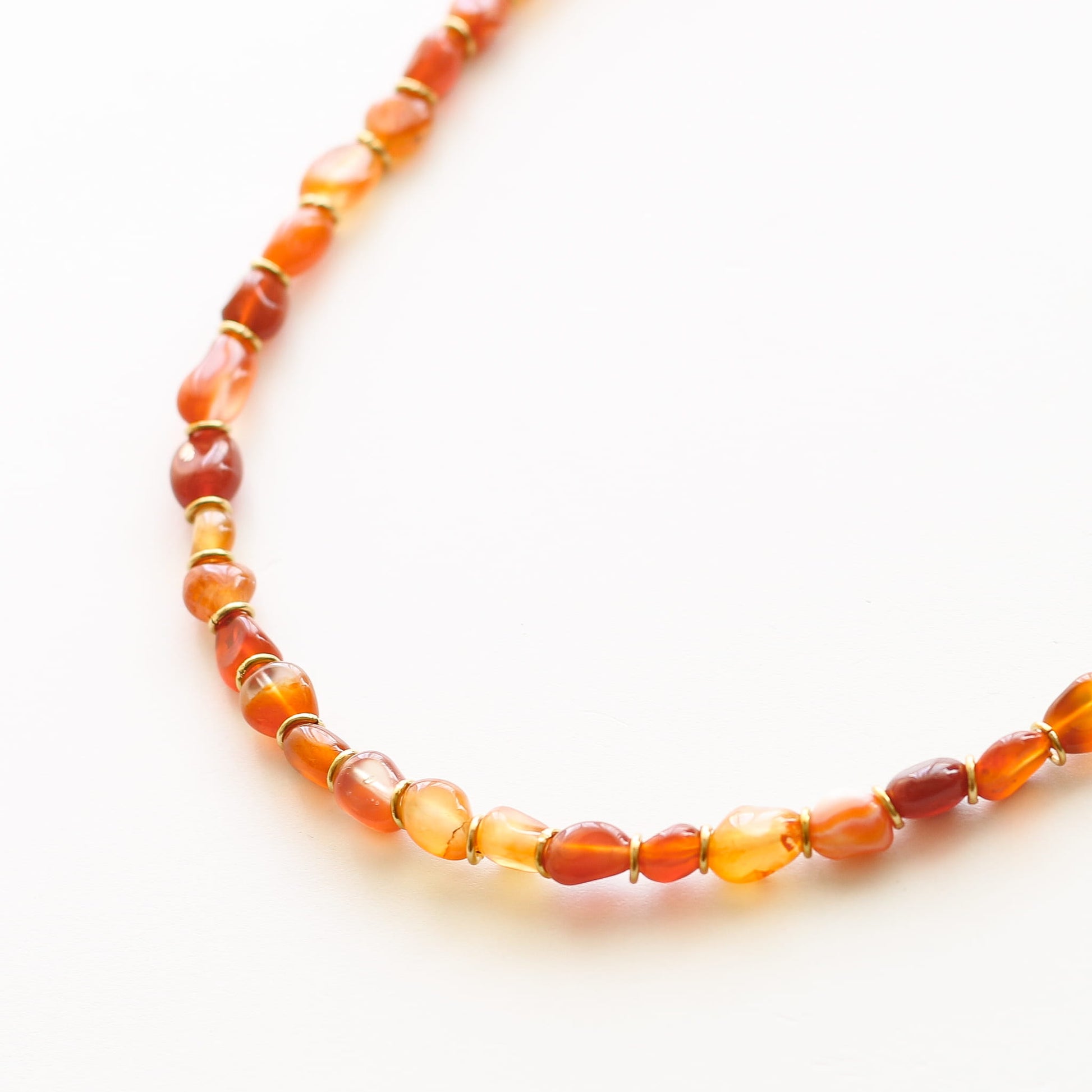 Collier Cornaline pierre
