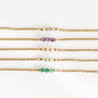 Bracelet chaîne Améthyste - Mahny Jewelry