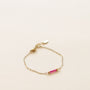 Bracelet Chaîne fine Rubellite - Mahny Jewelry