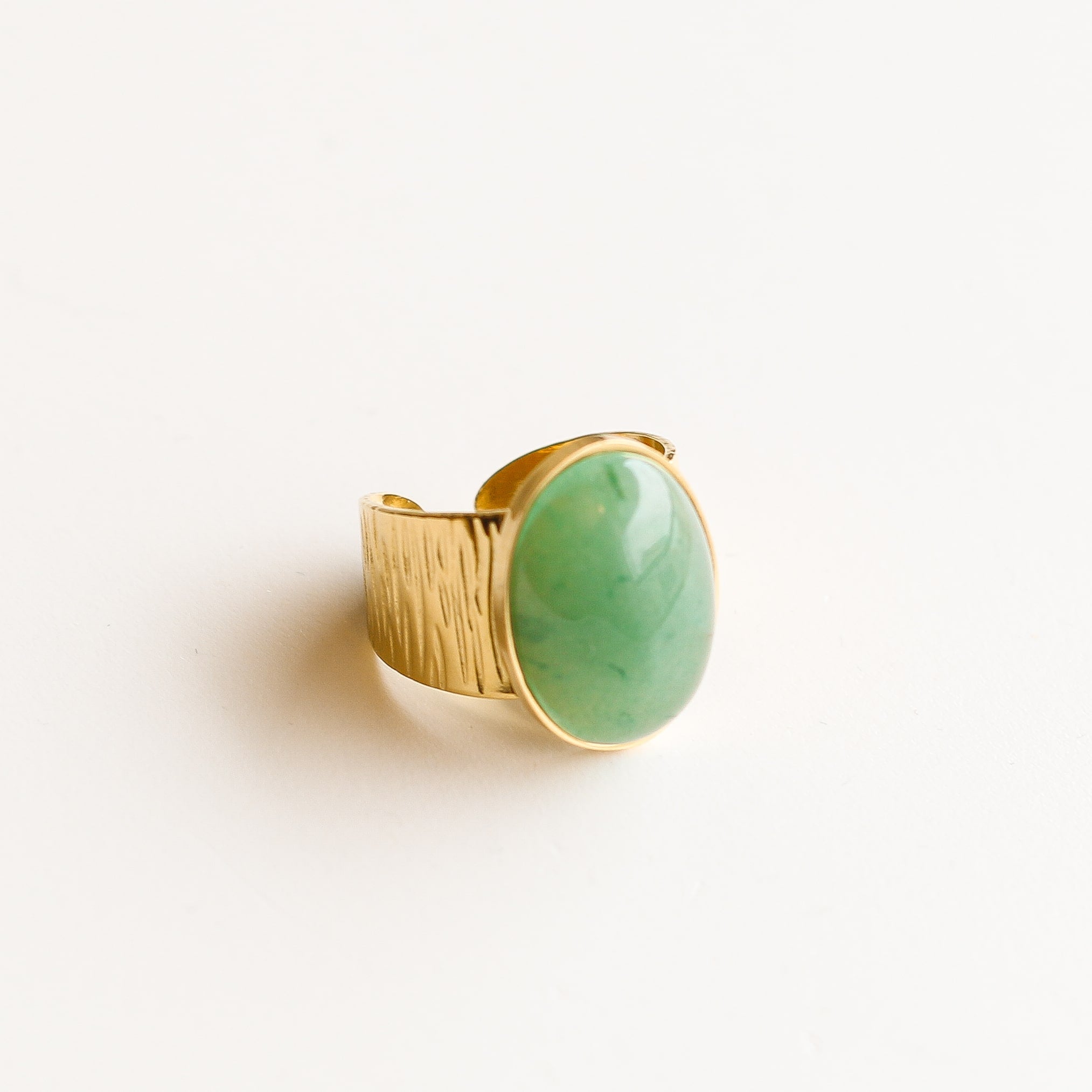 bague aventurine verte pierre lithothérapie vertu