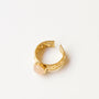 bague diamant quartz rose inoxydable paris