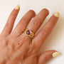 Bague feuille Améthyste - Mahny Jewelry