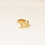 bague nacre feuille pierre cadeau original