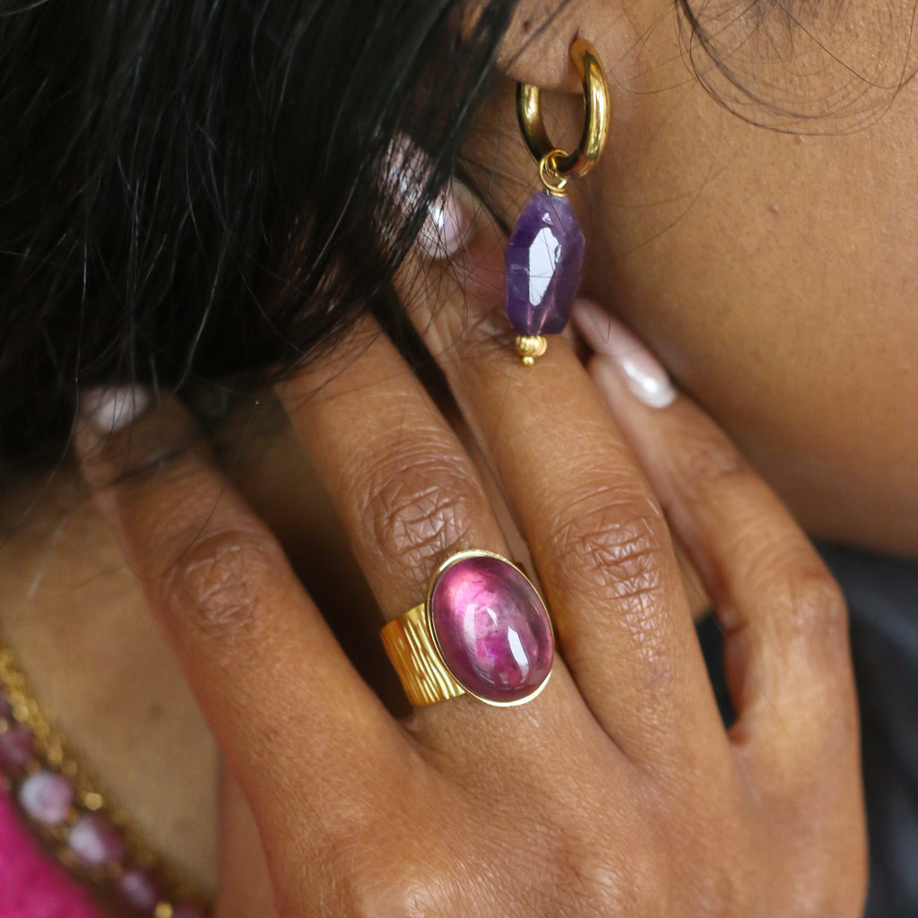 bague améthyste violet grande marque paris