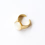 bague grande nacre pierre lithothérapie vertu