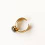 bague labradorite vague acier mode paris