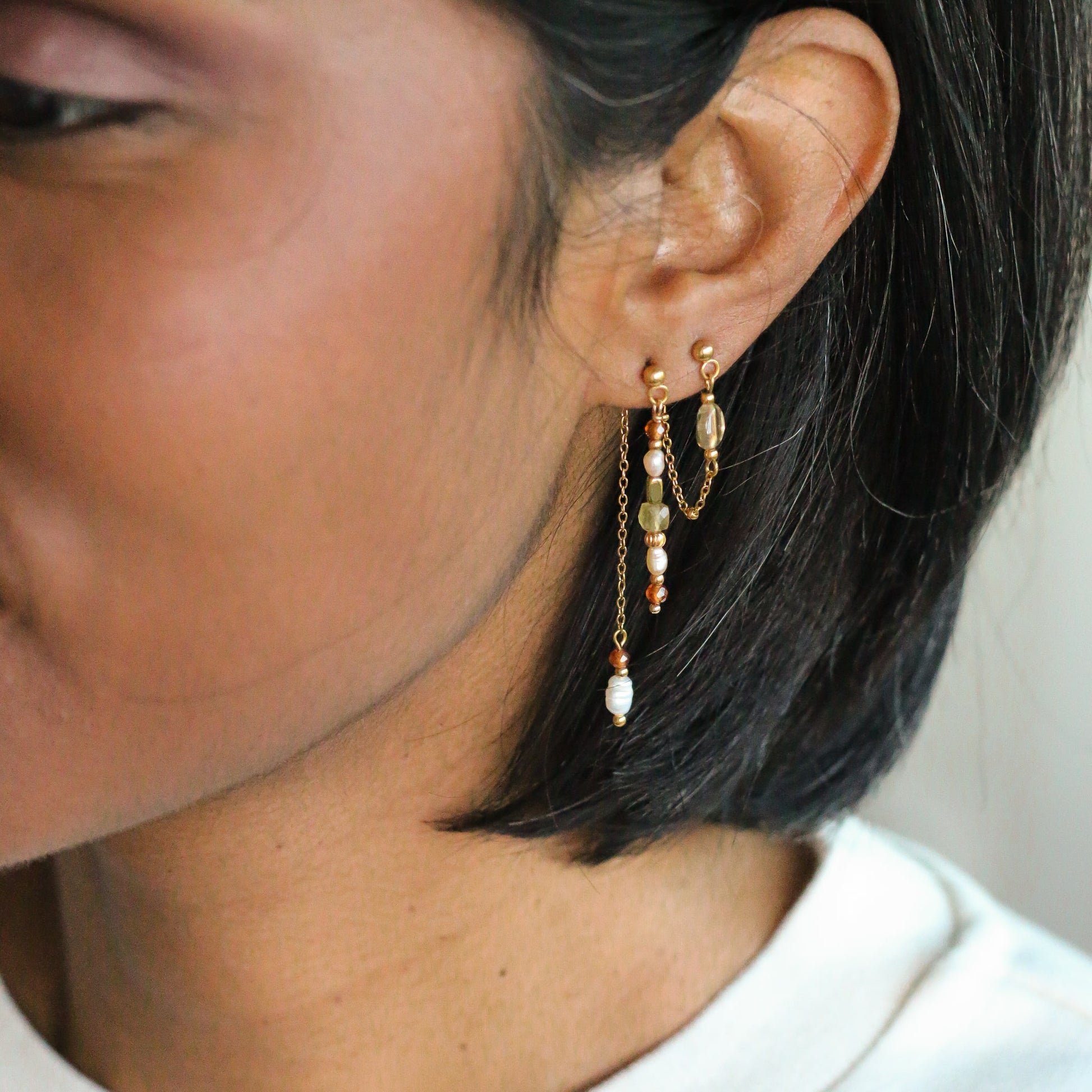 les boucles parfait pour un cadeau de fête des mères en Apatite jaune