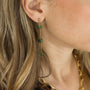 Boucles gouttes Aragonite Jade Olive le cadeau parfait