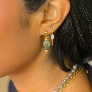 les boucles fines en Labradorite à offrir à votre femme 