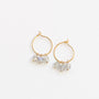 boucles créole acier labradorite femme