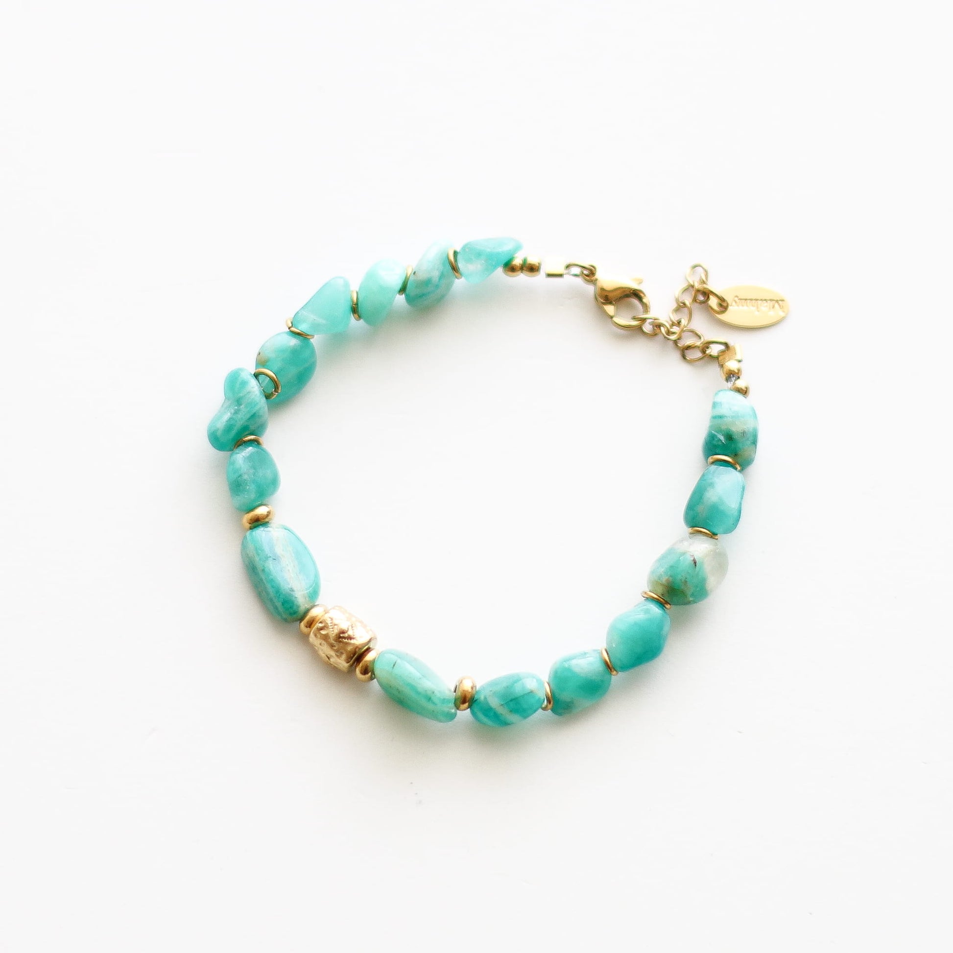 Bracelet en amazonite, bijou femme.