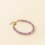 Bracelet Billie en perles d'Améthyste pour la fête des mères