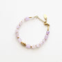 Bracelet en améthyste lavande, bijou femme.