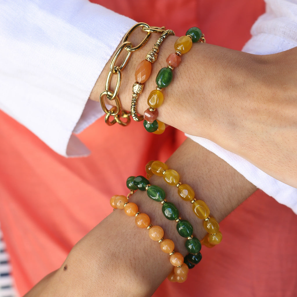 bracelet fait main doré cadeau