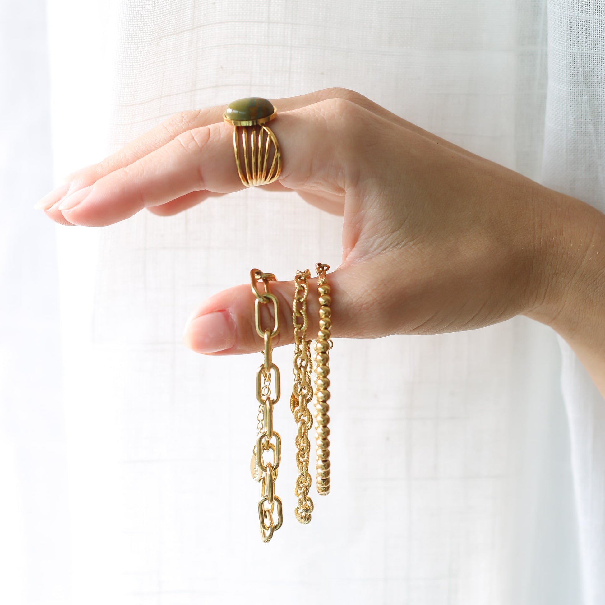 Bracelet Chaîne Cordage le bijou à offrir à votre soeur