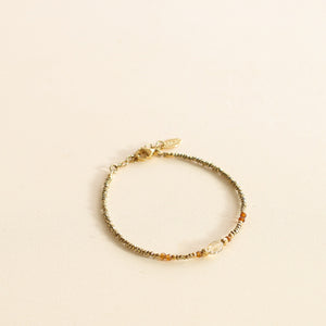 Bracelet Hématite Citrine le bijou de la fête des mères