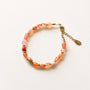 Bracelet Cornaline pierre, Mahny pierres assemblées main, Paris.