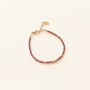 Bracelet perlé en Grenat orangé le bijou tendance