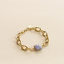 Bracelet Chaîne épaisse Labradorite le cadeau pour ravir maman 
