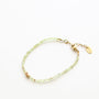 Bracelet en péridot vert, bijou femme.