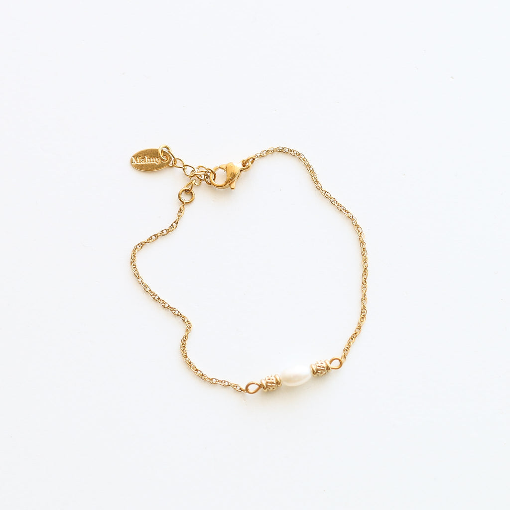 bracelet perle eau douce pierre naturelle nacre