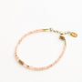 Bracelet en pierre de soleil, création faite main.