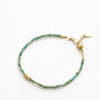Bracelet en turquoise, création faite main.
