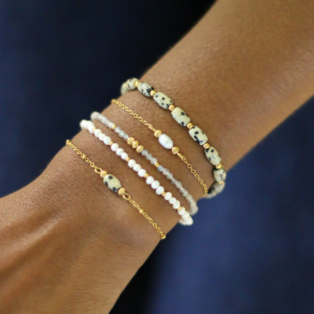 Bracelet Perle d'eau douce perlé