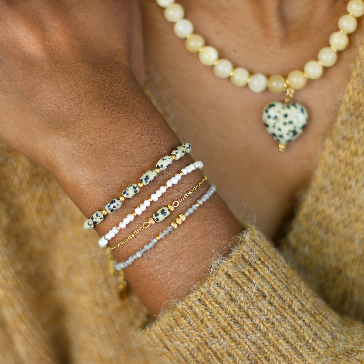 Bracelet Perle d'eau douce perlé