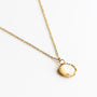 collier nacre acier doré blanc lithothérapie