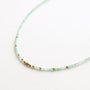Collier en amazonite, hypoallergénique.