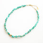 Collier en amazonite, bijou femme.