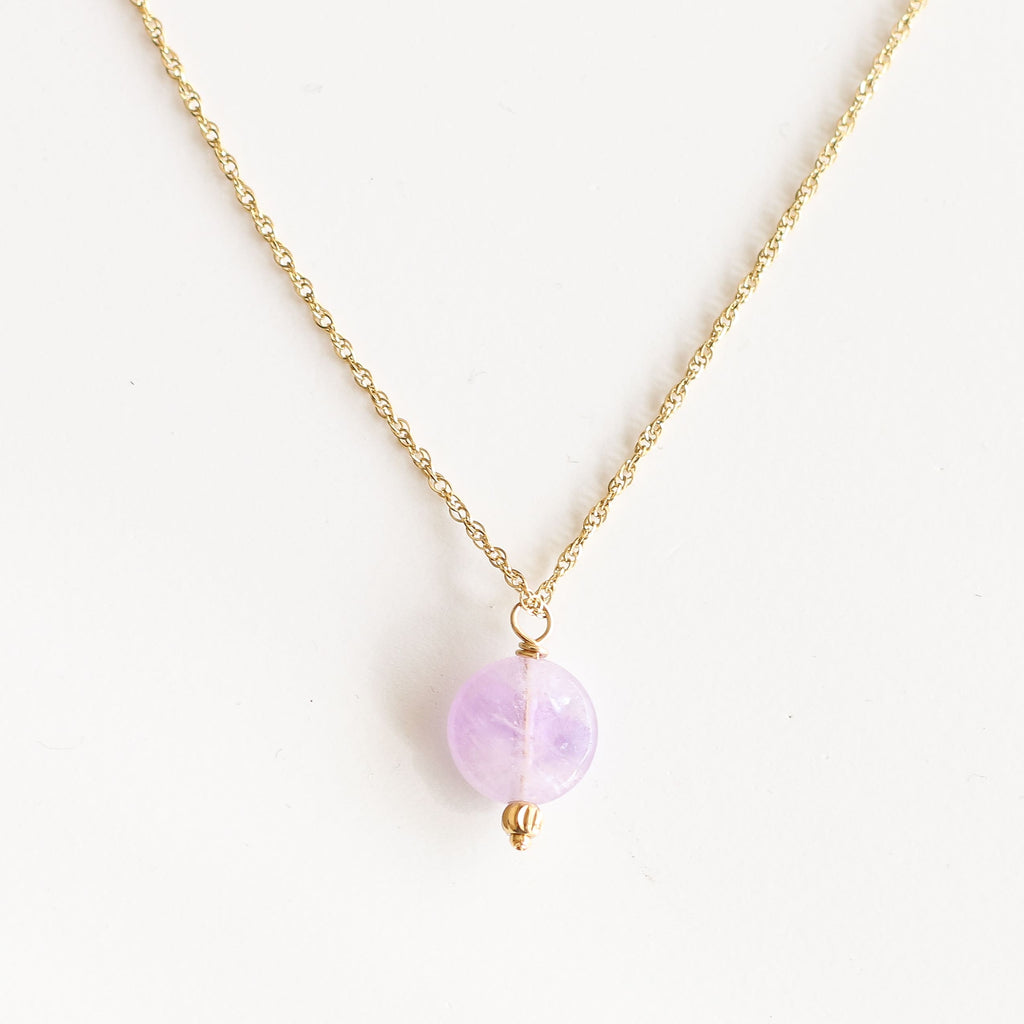 bijou améthyste lavande pendentif femme cadeau