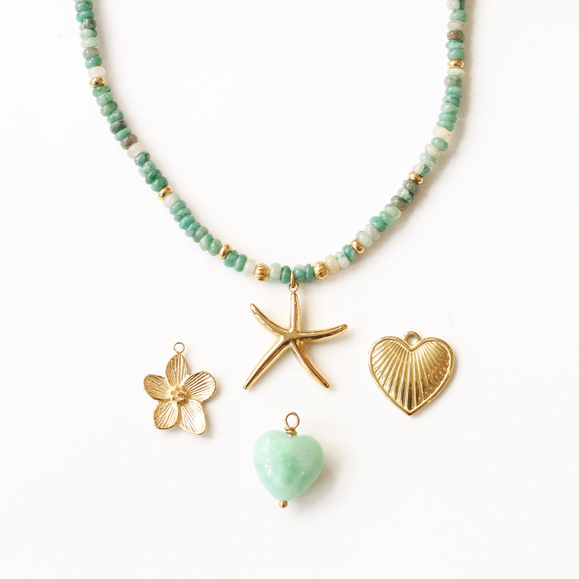 Aventurine Beaded Necklace