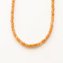 Collier Aventurine Orange gri-gris, vue d'ensemble, bijou femme pierres naturelles Mahny.