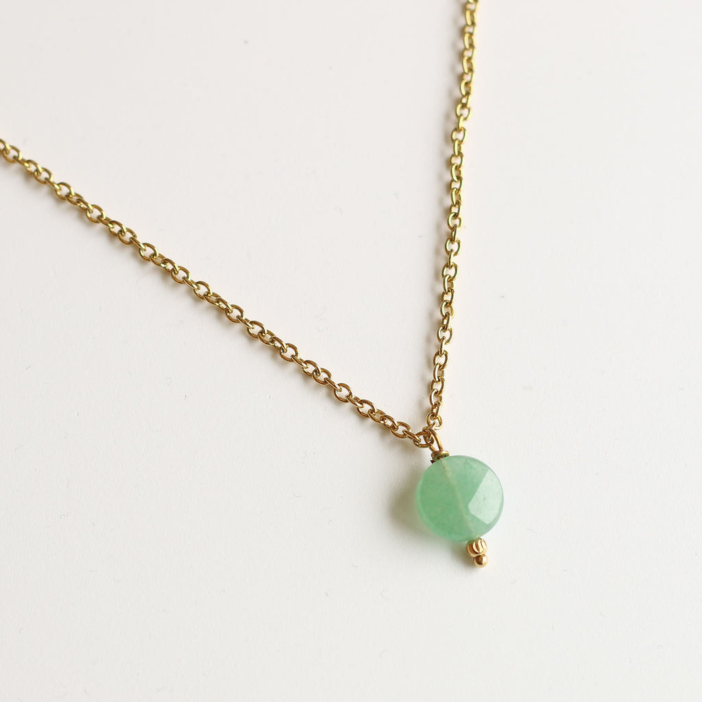 bijou aventurine verte pendentif mode femme