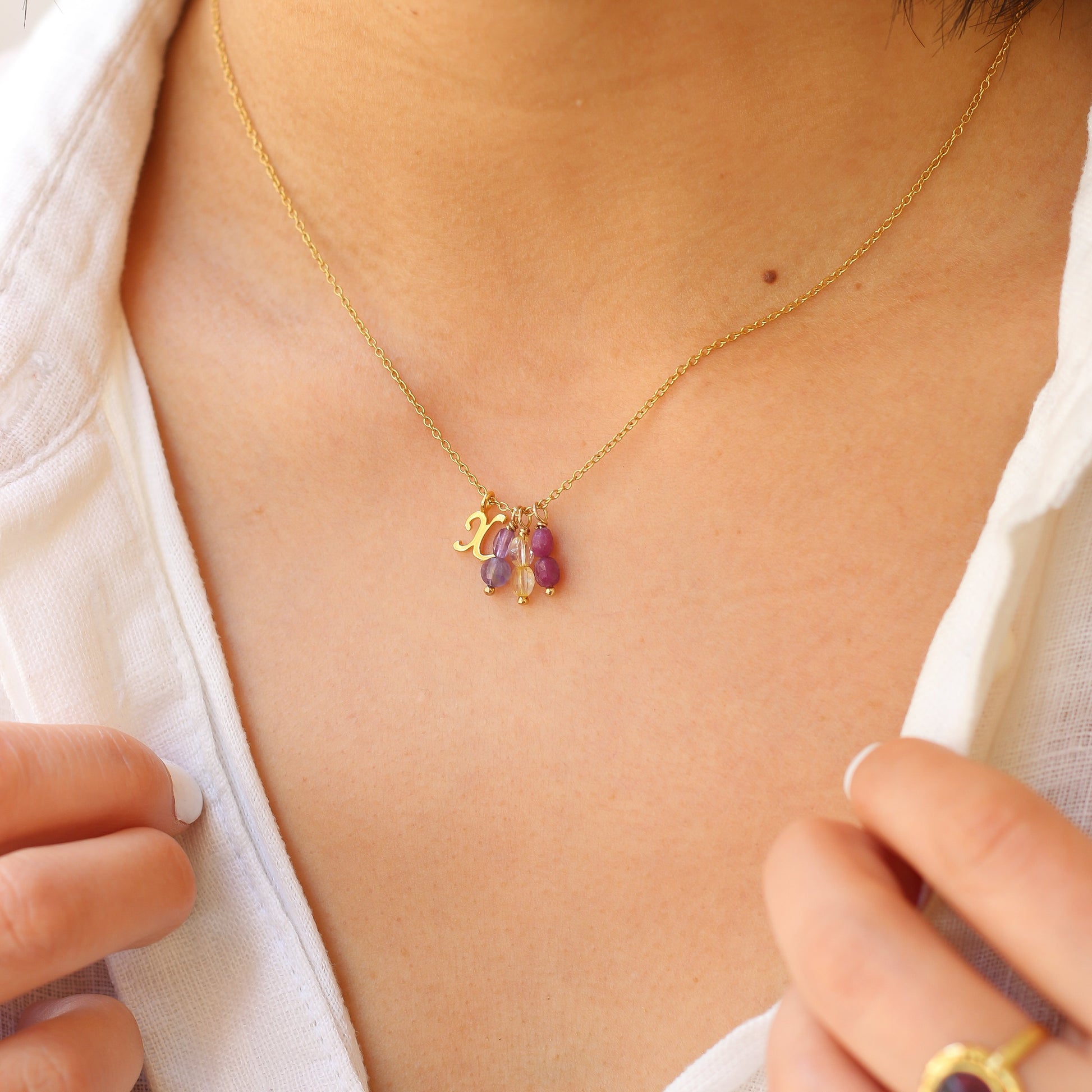 Pendentif Charm's Lettre manuscrite