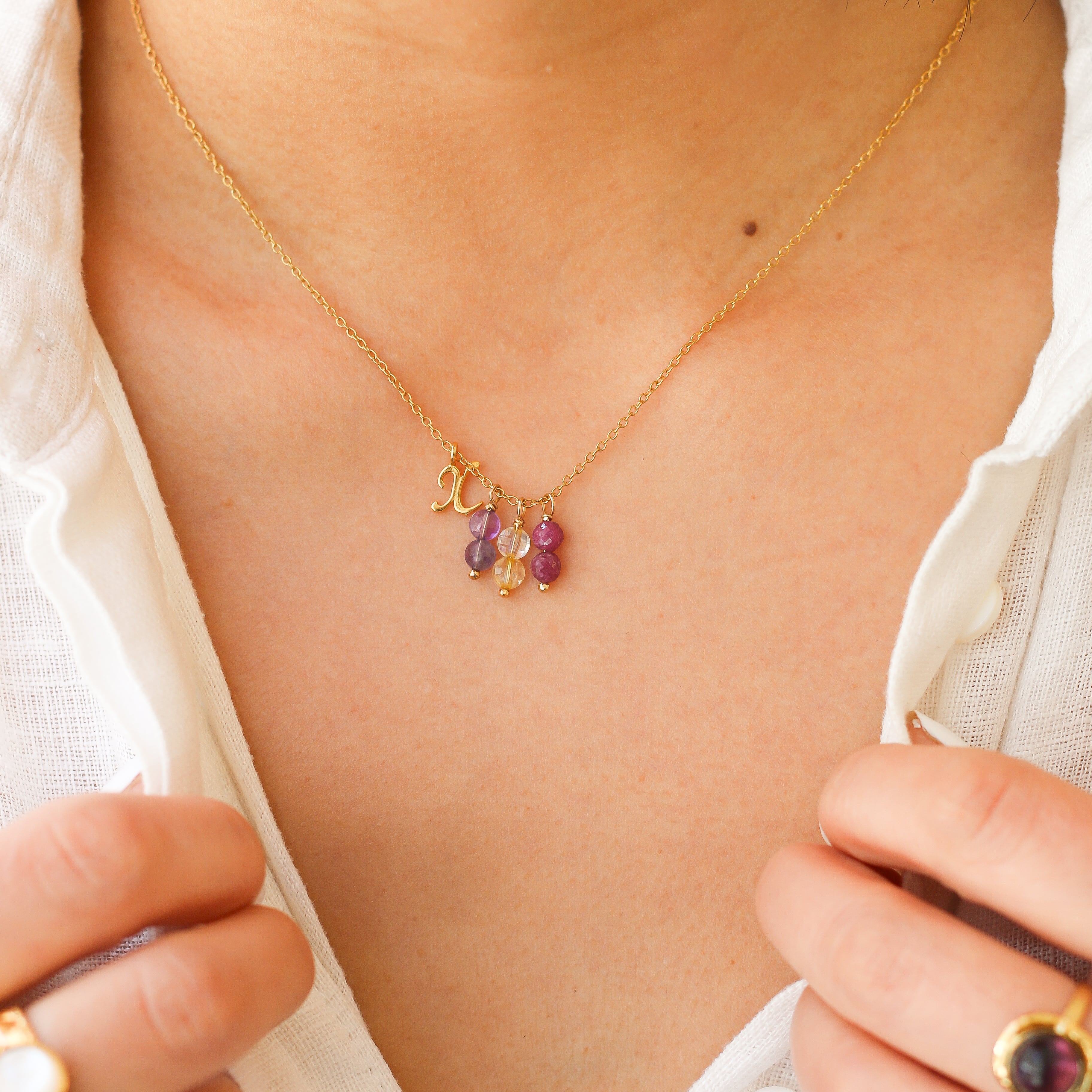 Pendentif Charm's Lettre manuscrite