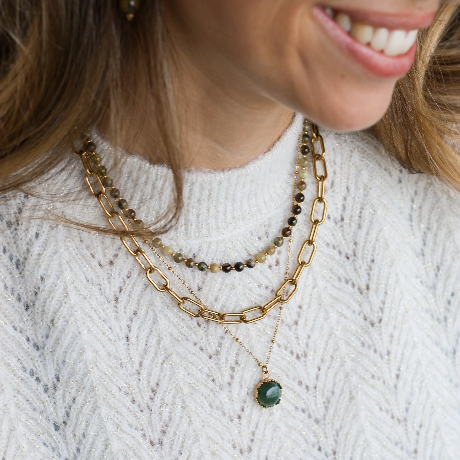 collier en acier inoxydable le cadeau durable 