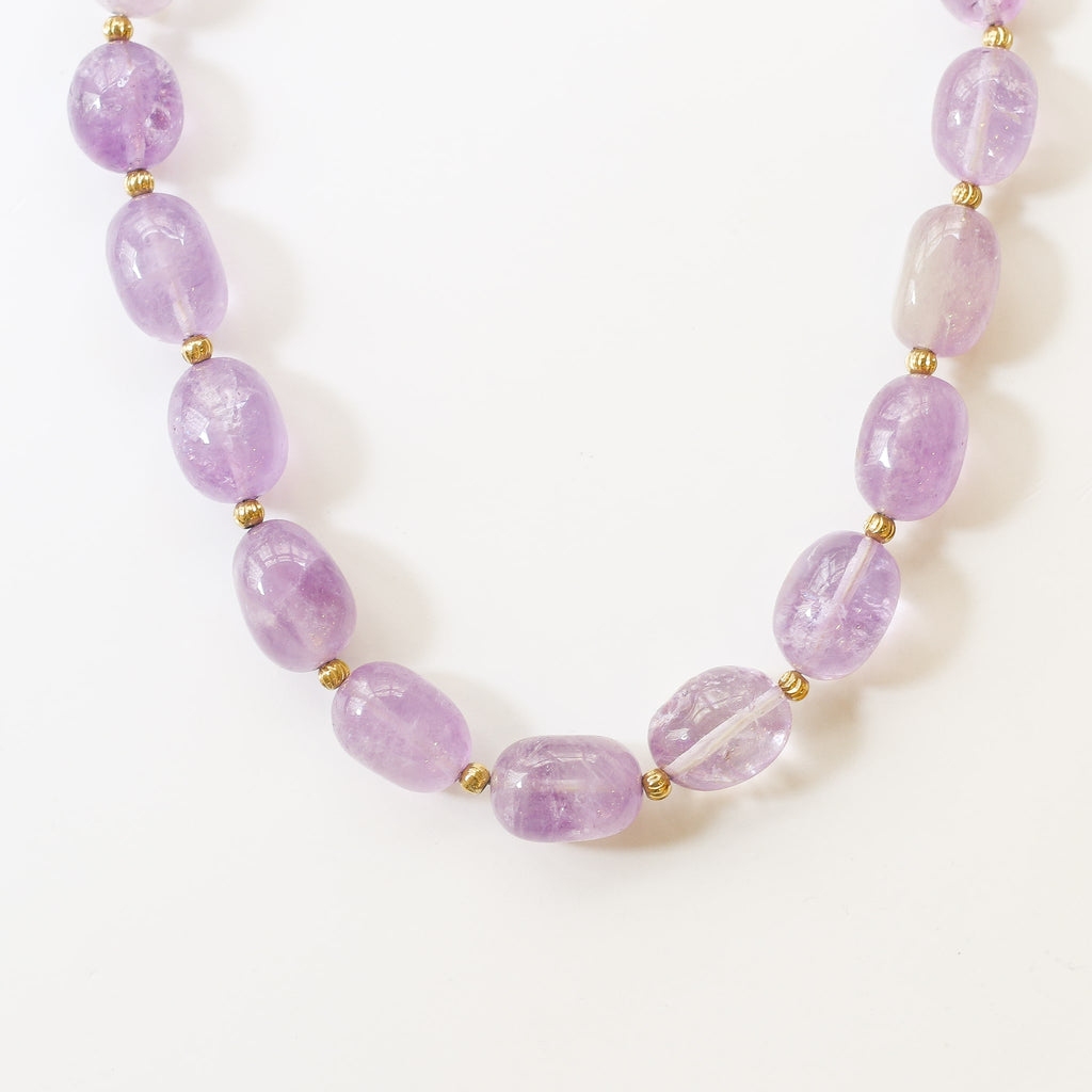 collier améthyste lavande gallet violet acier
