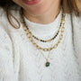 le collier pour le printemps, les teintes vertes du Grenat, la tendance de la saison