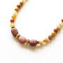 Collier Sunshine Jade Jaune, détail des pierres, Mahny bijoux pierres naturelles.