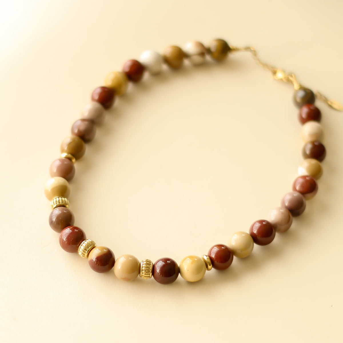 Collier Jaspe Mokaïte