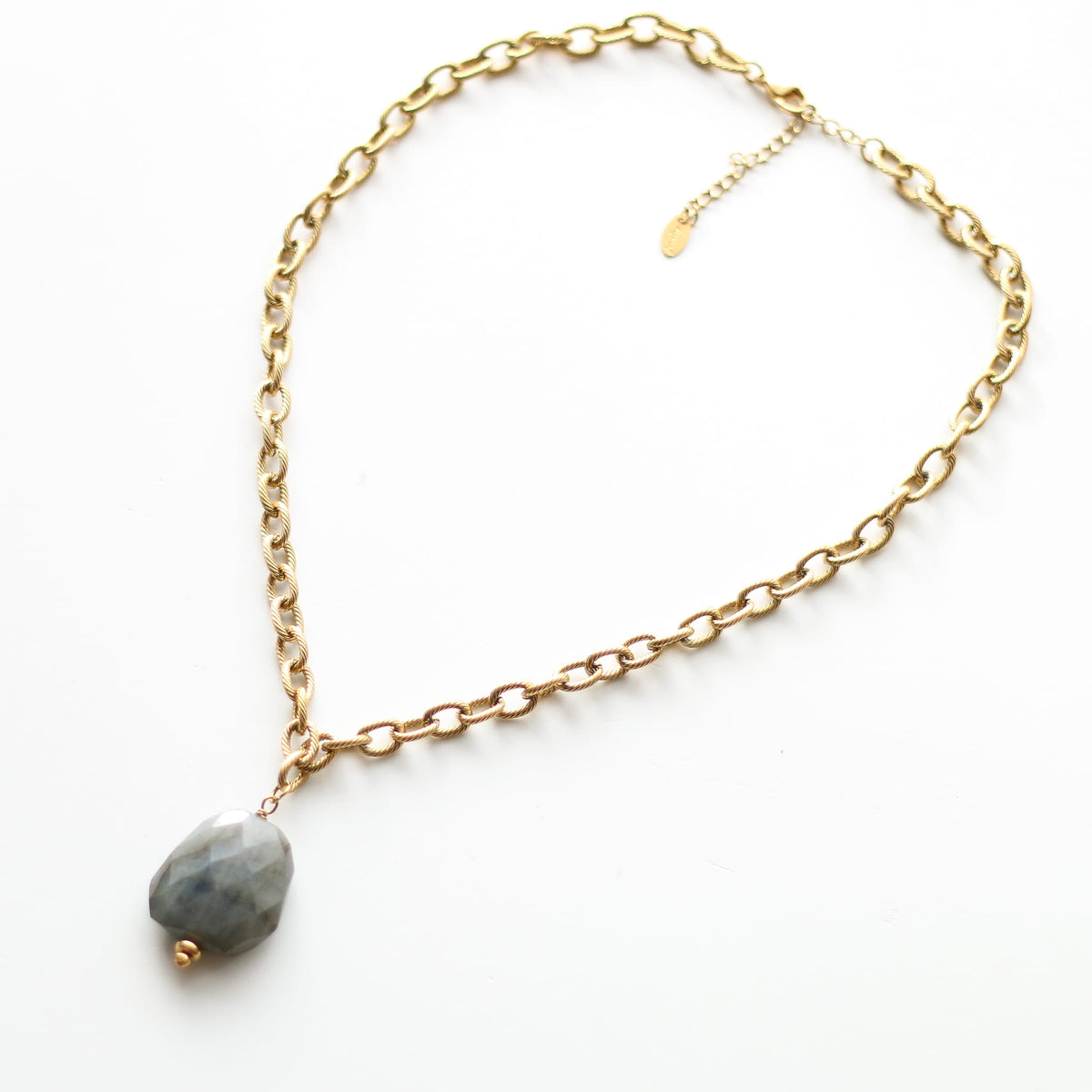 Collier chaîne Labradorite Unique