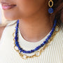 Collier chaîne Anneau, vue alternative, Mahny bijoux pierres naturelles.