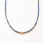 Collier Lapis Lazuli perlé fin, création Mahny bijoux pierres semi-précieuses.