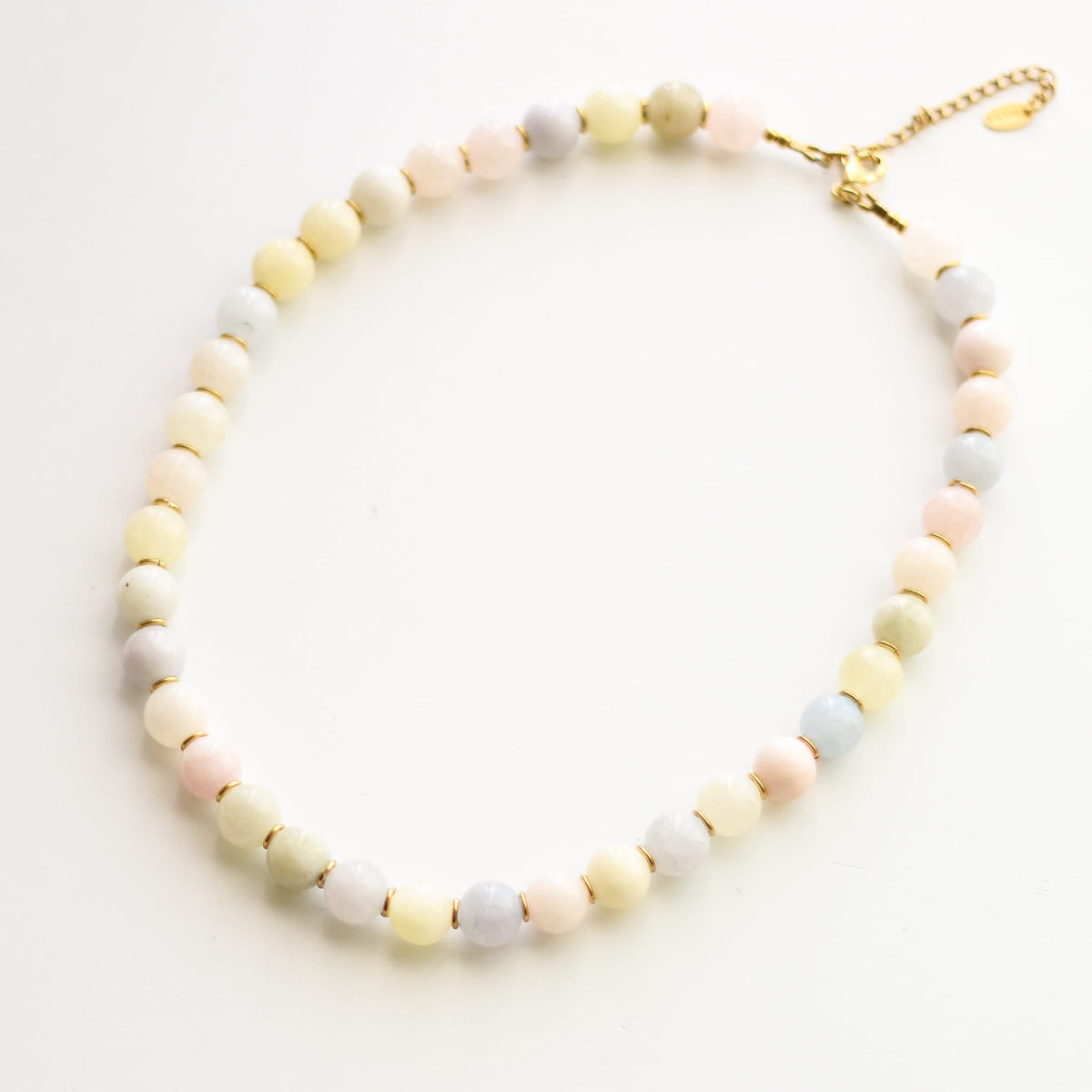 Collier Aragonite Morganite - UNIQUE