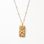 Collier Médaillon Lune, Mahny bijoux pierre fine.